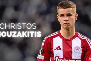 斯基拉：多隊有意18歲中場穆扎基蒂斯，奧林匹亞科斯要價3000萬歐